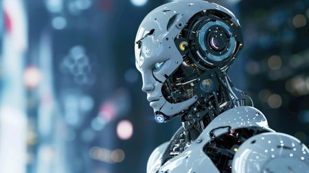 A robot that helps peopleの素材
