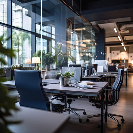 Interior of a modern officeの素材