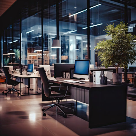 Interior of a modern officeの素材