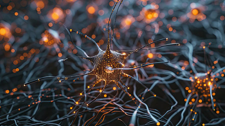 Illustration: neural network developmentの素材