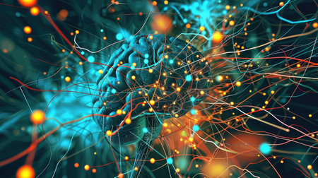 Illustration: neural network developmentの素材