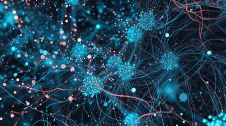 Illustration: neural network developmentの素材
