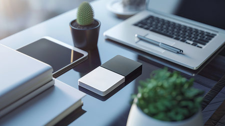 Corporate business card mockupの素材