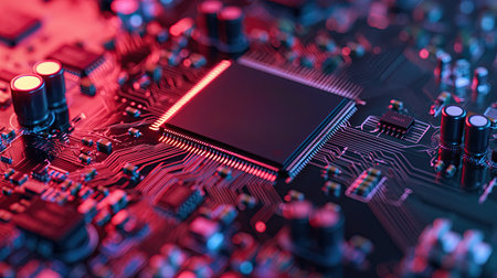 Microchip on an integrated circuitの素材