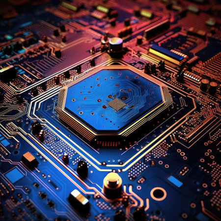 Microchip on an integrated circuitの素材