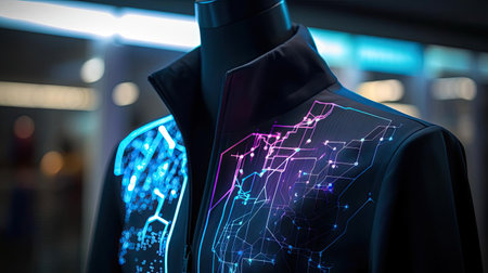 Hologram of smart clothesの素材