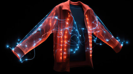 Hologram of smart clothesの素材