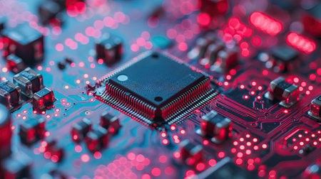 Microchip on an integrated circuitの素材