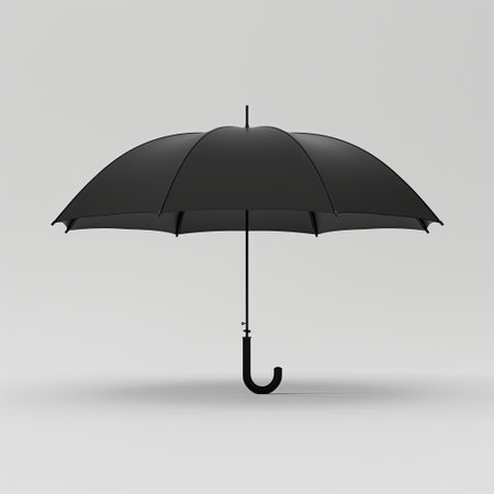 Open umbrella mockupの素材