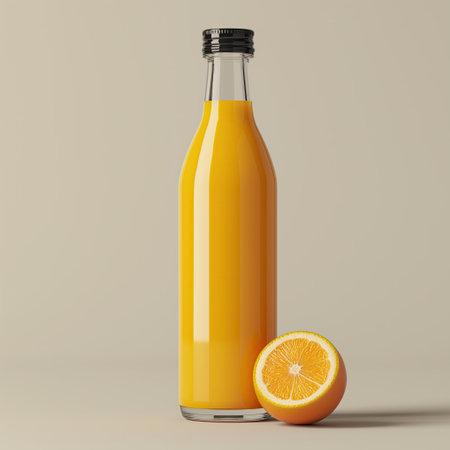 Juice bottle mockupの素材