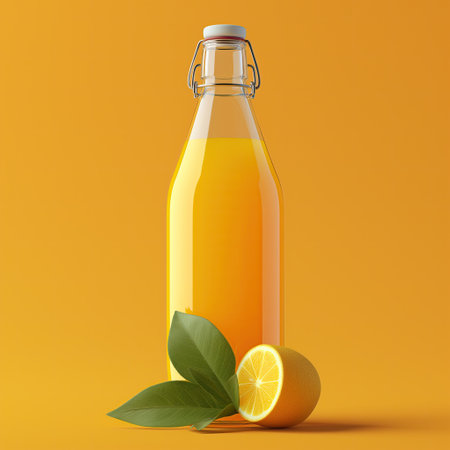Juice bottle mockupの素材