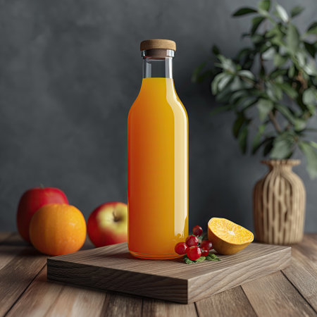 Juice bottle mockupの素材