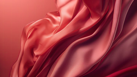 Background with floating fabricの素材