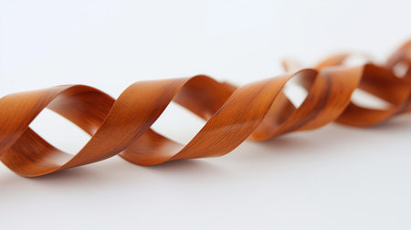 Wooden Twisted Tapeの素材