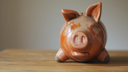 Ceramic piggy bank piggy bankの素材