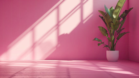 Pink studio backgroundの素材