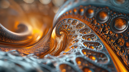 Abstract Glass Fractal Patternの素材