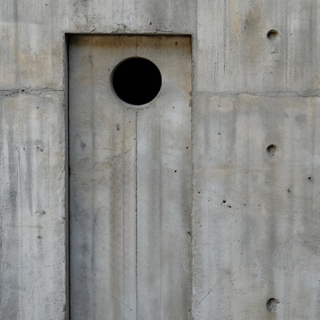 Concrete wall with nicheの素材