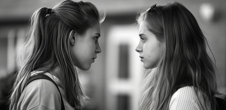 Bullying among teenage girlsの素材