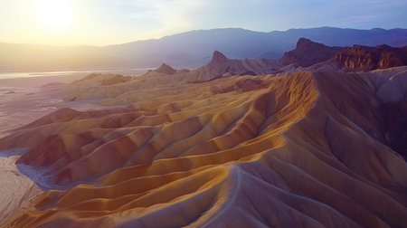 Sandy landscape of an alien planetの素材