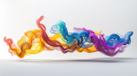 Abstract objects made of colorful furの素材