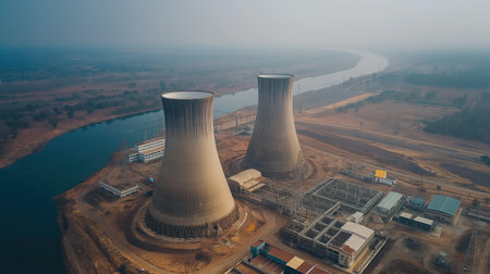 Construction of a new nuclear power plant in Africaの素材
