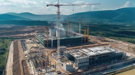 Construction of a new nuclear power plant in South Americaの素材