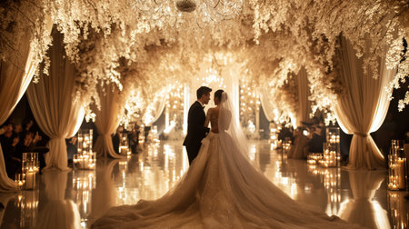 A very beautiful and expensive wedding eventの素材