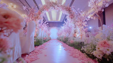 A very beautiful and expensive wedding eventの素材