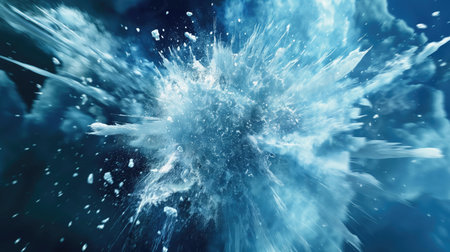 Ice explosion backgroundの素材