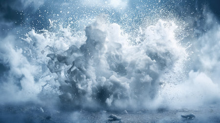 Ice explosion backgroundの素材
