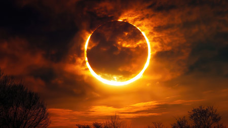 The Light Effect Is Like A Solar Eclipseの素材