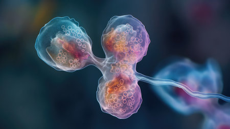 Cell division process, microの素材