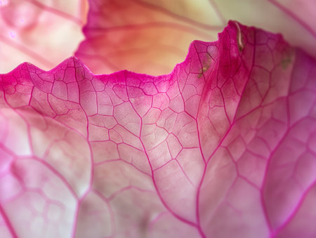 Close-up of vibrant pink and purple organic structures with intricate patterns.の素材