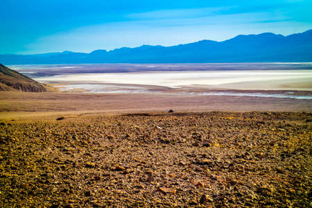 Mountain Ridges in Death Valley National Parkの写真素材