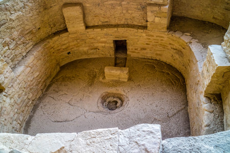 The Balcony House in Mesa Verde National Park, Coloradoのeditorial素材