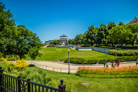 Chicago, IL, USA - July 8, 2018: The famous Field Museumのeditorial素材