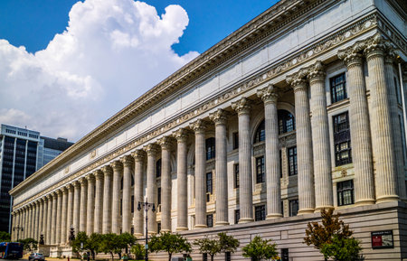 Albany, NY, USA - July 28, 2018: The New York State Education Building