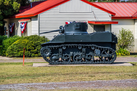 Harlingen, TX, USA - Feb 19, 2017: The Allen Military School Academyのeditorial素材