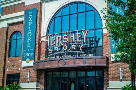 Hershey, PA, USA - Sept 19, 2018: The Hershey Chocolate World