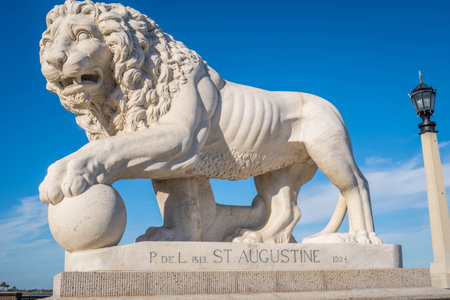 St Augustine, FL, USA - Feb 7, 2019: The Castillo de San Marcos Citadelのeditorial素材