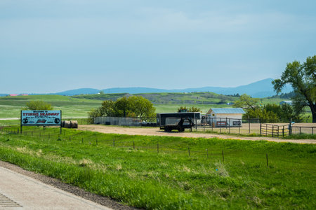 Sturgis, SD, USA - May 29, 2019: The Sturgis Dragwayのeditorial素材