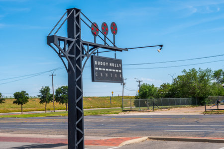 Lubbock, TX, USA - April 28, 2019: The Buddy Holly Centerのeditorial素材