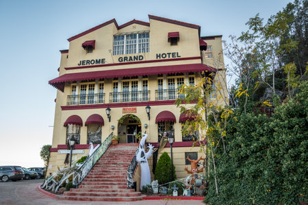 Jerome, AZ, USA - October 11, 2019: The Jerome Grand Hotel