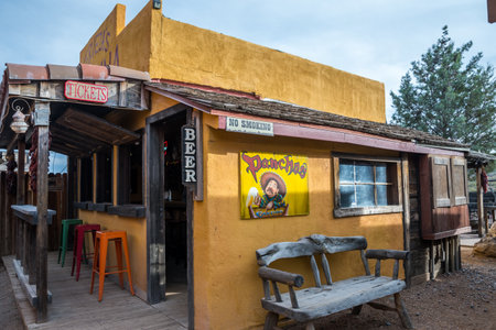 Tombstone, AZ, USA - November 17, 2019: A well known city for its production of silver bullionsのeditorial素材