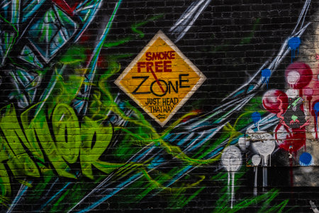 Boise, ID, USA - July 25, 2021: The Freak Alley Gallery