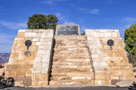 Glen Canyon NR, AZ, USA - Oct 10, 2020: John Wesley Powell Memorial Parkのeditorial素材