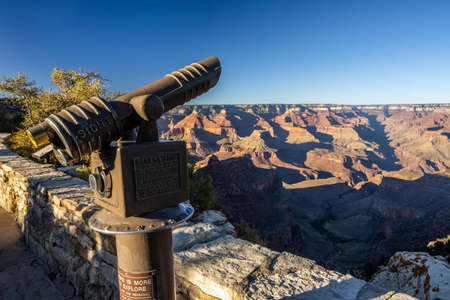Grand Canyon NP, AZ, USA - Oct 12, 2020: The Scenic Locatorのeditorial素材