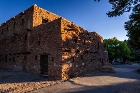 Grand Canyon NP, AZ, USA - Oct 12, 2020: Mary Colter's Hopi Houseのeditorial素材