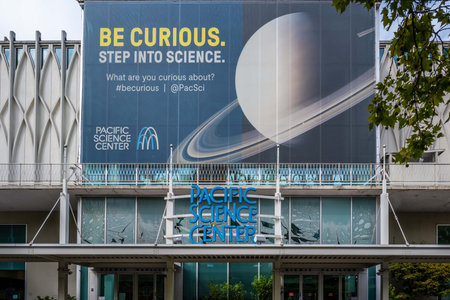 Seattle, WA, USA - August 31, 2021: The Pacific Science Centerのeditorial素材